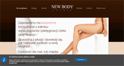 Desktop Screenshot of newbodyclinic.pl